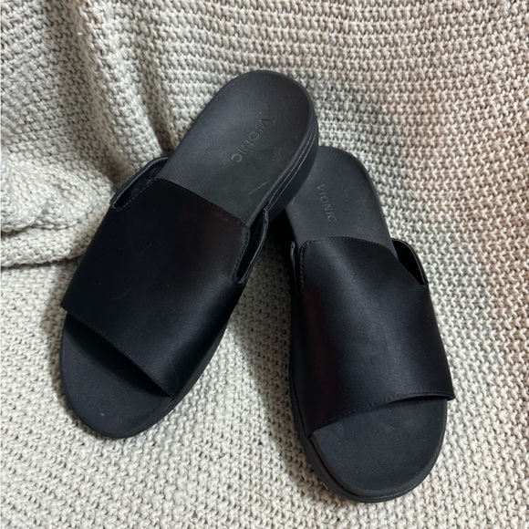 Vionic Monica Women's Wedge Slide Orthotic Sandal, Size 8.5 - Picture 1 of 4